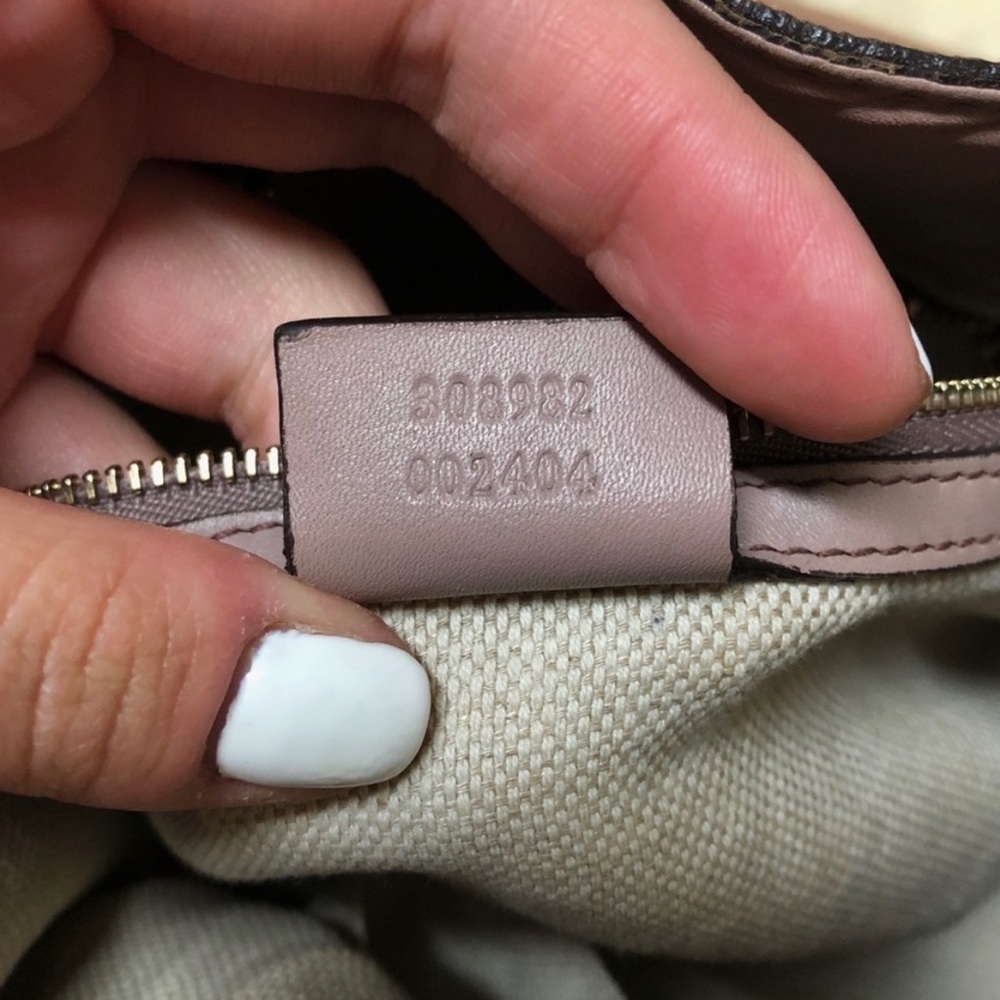 Gucci Soho Chain Bag Patent Blush Nude Beige Tan - Picture 10 of 13